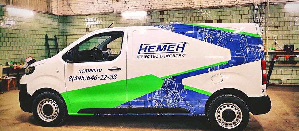 оклейка авто рекламной пленкой