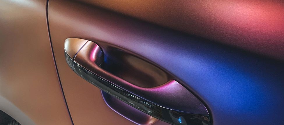 оклейка двери