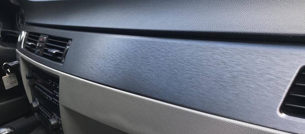 оклейка салона алюминий