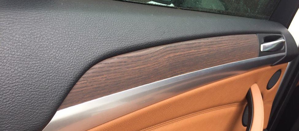 оклейка салона авто под дерево фото 2