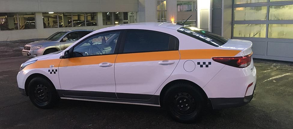 оклейка такси ГОСТ МО