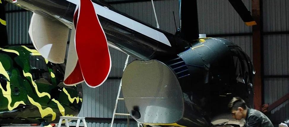 оклейка вертолетов