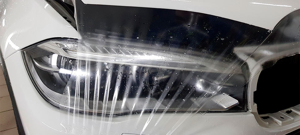 Бронирование фар БМВ