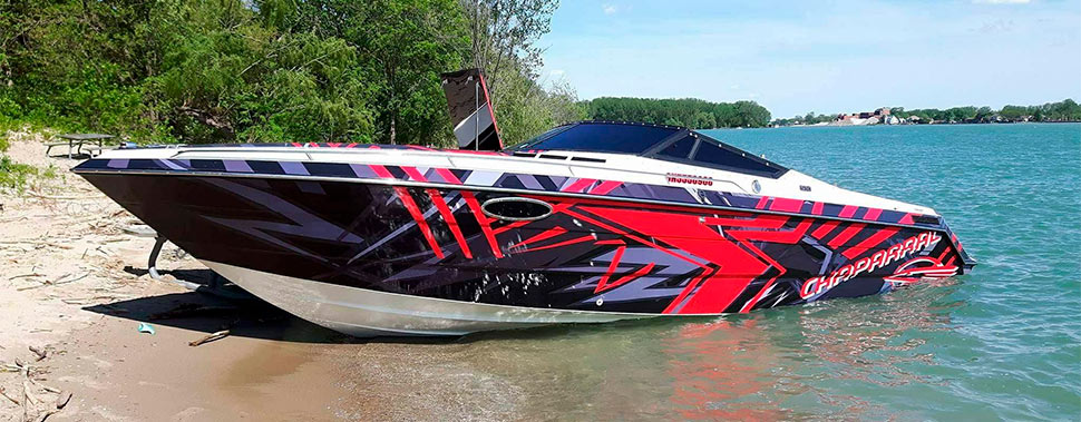 Оклейка лодки