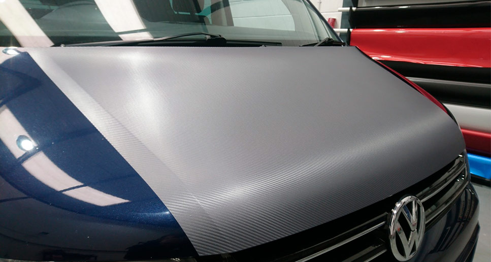 Оклейка микроавтобуса винилом