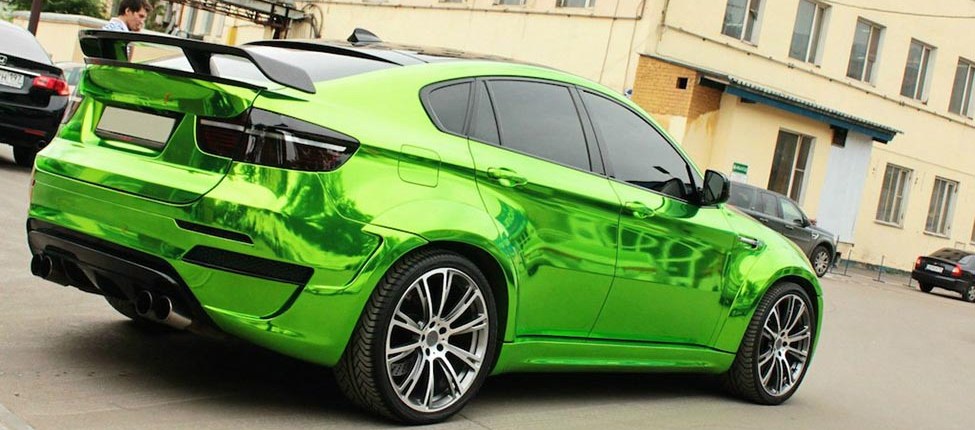 Оклейка в зеленый цвет