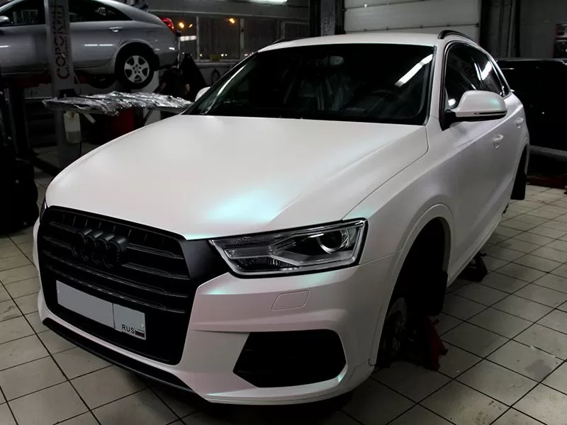 Ауди Q3 Синяя